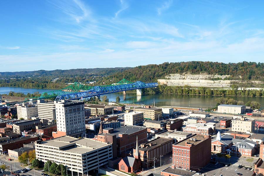 Eastern Kentucky - View of Downtown Ashland Kentucky